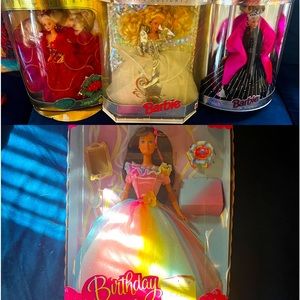 🔥 VARIOUS NIB VINTAGE BARBIE DOLLS FOR SALE HAPPY BIRTHDAY & 1992, 1993,